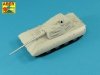 Aber 72L-68 128mm KwK 44 L/65 barrel for German E-100 Super Heavy Tank (1:72)